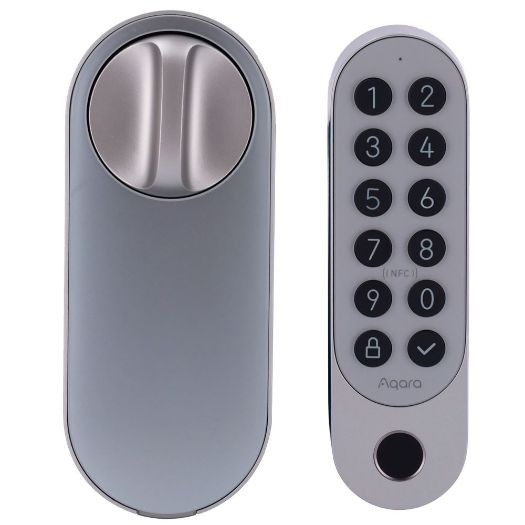 AQ-EL-D02D-S, Aqara pametna brava U200 srebrna, Materija iznad niti / Bluetooth & NFC