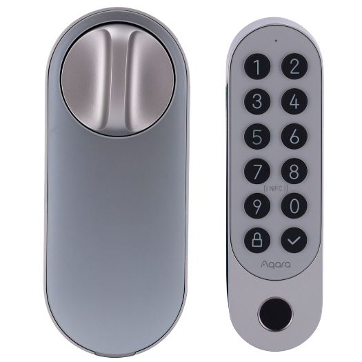 AQ-EL-D02D-S Aqara Smart Lock U200 Silver   Matter over Thread / Bluetooth &amp; NFC  