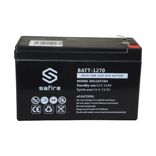 BATT-1270 Rechargeable battery   AGM lead acid technology   Voltage 12 V 