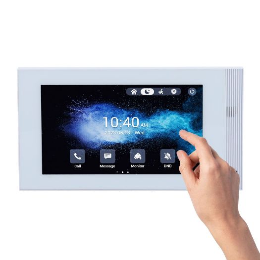 AK-S562-S-WHITE, Linux monitor za video interfon, 7" TFT zaslon | Površinska montaža