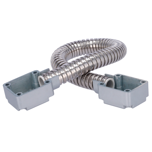 DOORLOOP-16-METAL ojačani kabelski lanac za vrata   fleksibilna cijev promjera 16 mm 