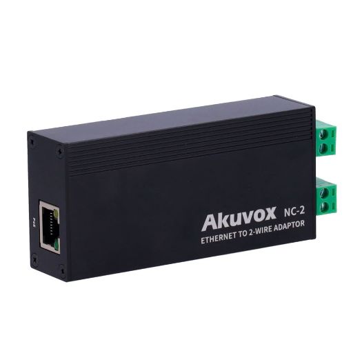 AK-NC-2, IP pretvarač u 2 niti, 1 grupa od 2 niti, 1 TCP/IP grupa s RJ45 | PoE Izlaz