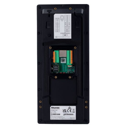 AK-E18C, IP video ulazna vrata s kontrolom pristupa, Kamera 2 Mpx: Dvije, način zvuka i videa