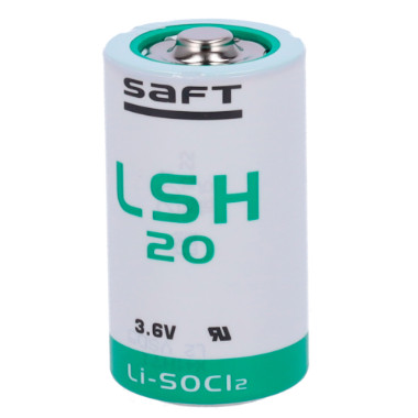 BATT-LSH20-S Saft   Battery LSH20   Voltage 3.6 V   Lithium   Nominal capacity 13000 mAh 