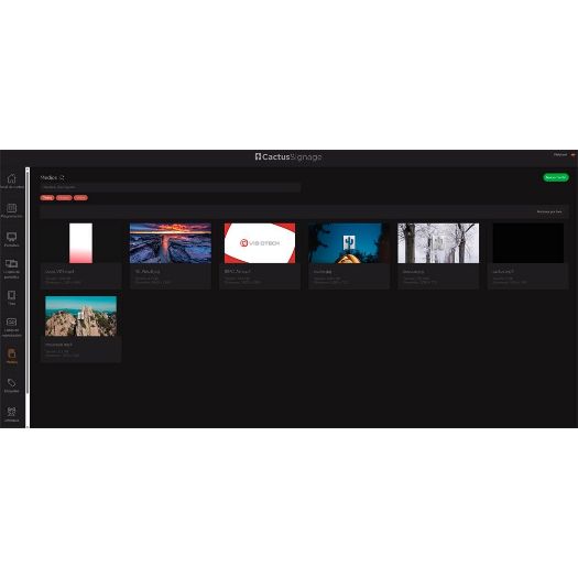 CMS-CACTUS-LITE, Godišnja licenca za digitalnu signalizaciju, Kompatibilnost: Safire DS60