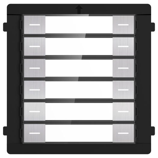 DS-KD-K12/S Extension module   Call different monitors   12 button nametag keypad 