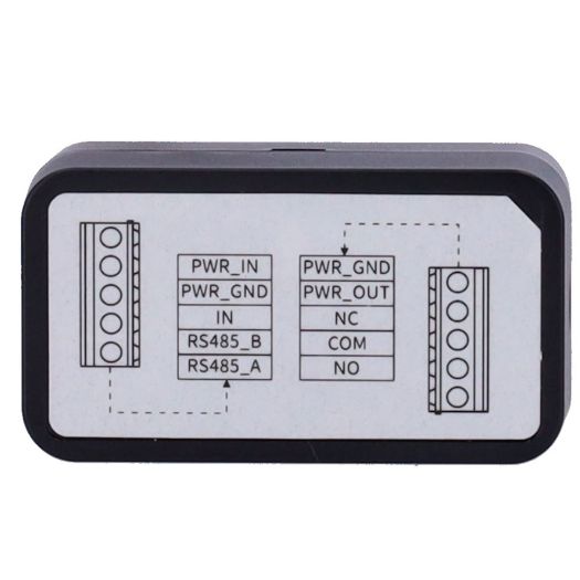 AK-SR01, Modul sigurnosnih vrata, Smanjena veličina za mjenjače, Komunikacija RS485 | Ulaz s tipkom