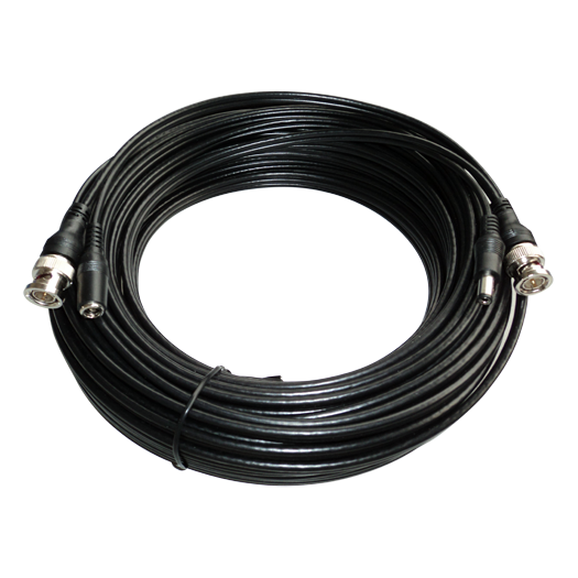 COX30 Combined cable RG59 + DC   BNC connector   30 meters   Video   Power 