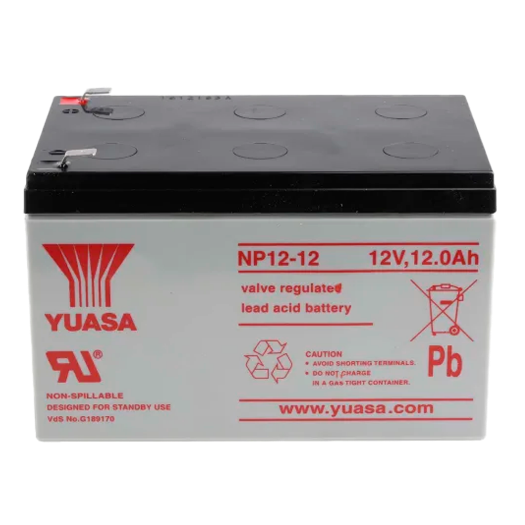 BATT-NP12-12 Yusa NP12 12   Rechargeable battery   AGM lead acid technology 