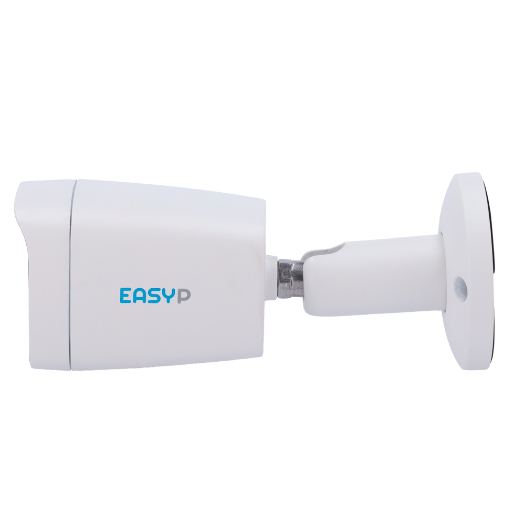 EP-IPB120A-8-DL EASY P AI IP Bullet Camera   8MP | Lens 2.8 mm   IR 40 m | White light 30 m | Mic 