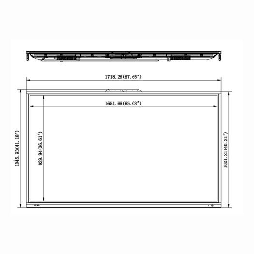DS-D5B75RB-B, Kolaborativni monitor 75" 4k DLED, Omjer kontrasta slike 1200:1