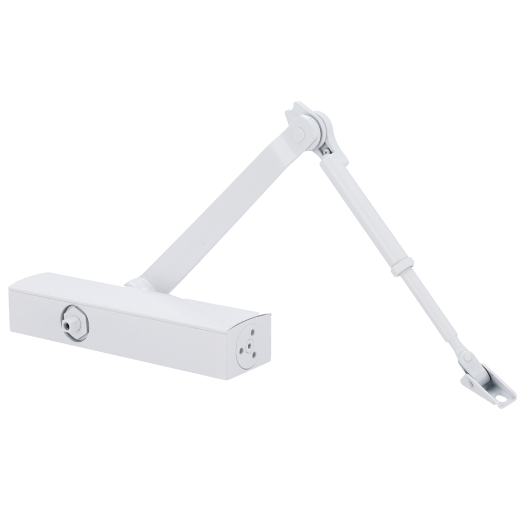 DR-D-22194/W Articulated arm door closer   Surface and reversible installation 