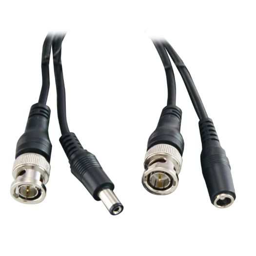 COX10 Combined cable RG59 + DC   BNC connector   10 meters   Video   Power 