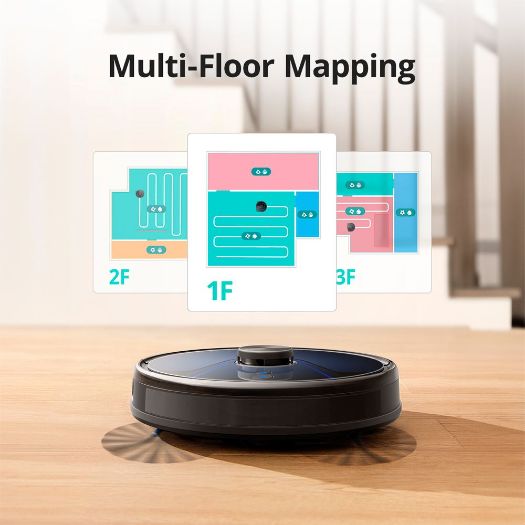 EUFY-CLEAN-ROBOVAC-L35-HYBRID, Robotski usisavač Eufy tvrtke Anker, Maksimalna snaga od 3200 Pa