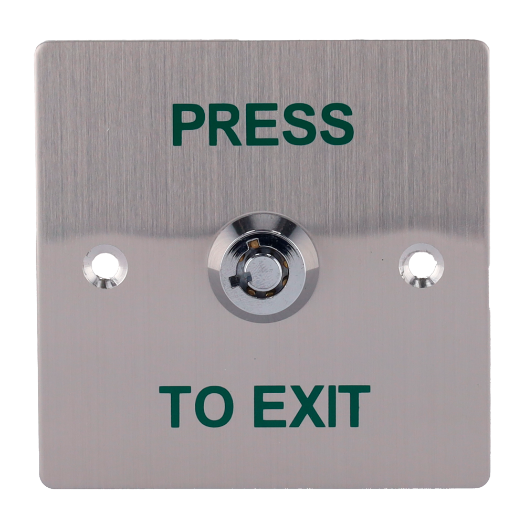 EXITBUTTON307 Push button with key   Professional use   Tested 500.000 uses 