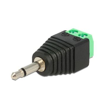 CON297, Konektor, Utičnica 3,5 mm mono, Izlaz +/ od 2 terminala, 41 mm (D)