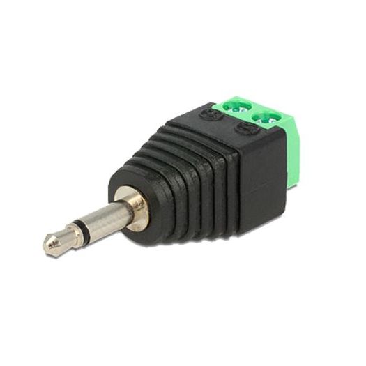 CON297, Konektor, Utičnica 3,5 mm mono, Izlaz +/ od 2 terminala, 41 mm (D)