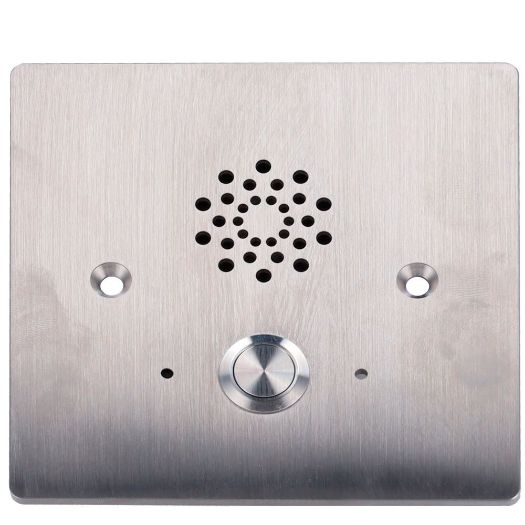 AK-E20S, Vandalski, IP sustav za portafonska vrata zaštićen IK10, Dvosmjerni zvuk, PoE, SIP standard | Kompaktna veličina