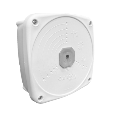 CBOX-DM-140PRO-PLUS Junction box   For dome and bullet cameras   Double sealing for exterior IP66 