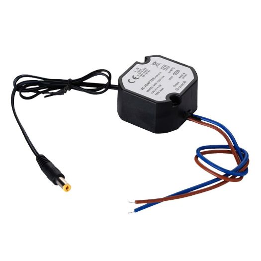 DC1210-W, Adapter za napajanje, 12 V / 1A /12 W, Vodootporno IP67, 50 (V) x 48 (Š) x 25 (D) mm