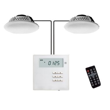 DSPPA-M2U, 2 x stropni zvučnici 2x10W, Zidno pojačalo, Reprodukcija putem BT-a, FM, SD, USB, DO