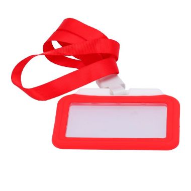 CARD-HOLDER-H-RED, Vlasnici kartica, Horizontalni raspored, Zaštitna plastična folija