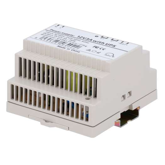 DC12V3A-DIN-UPS-P