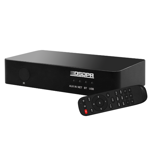 DSPPA-DW01 Wireless player   WiFi connection   Bluetooth connection   USB playback 