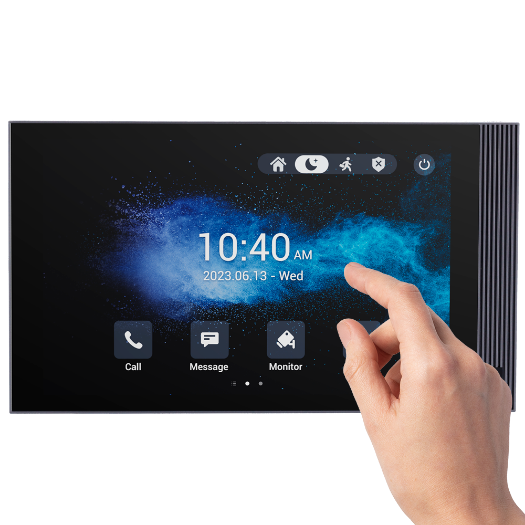 AK-S563W Android 12.0 monitor for video intercom system   IPS display of 8" 