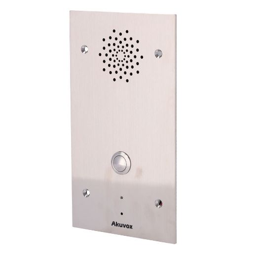 AK-E21A, Vandalski, IP sustav za portafonska vrata zaštićen IK10, Dvosmjerni zvuk, 2 PoE, SIP releji Standard