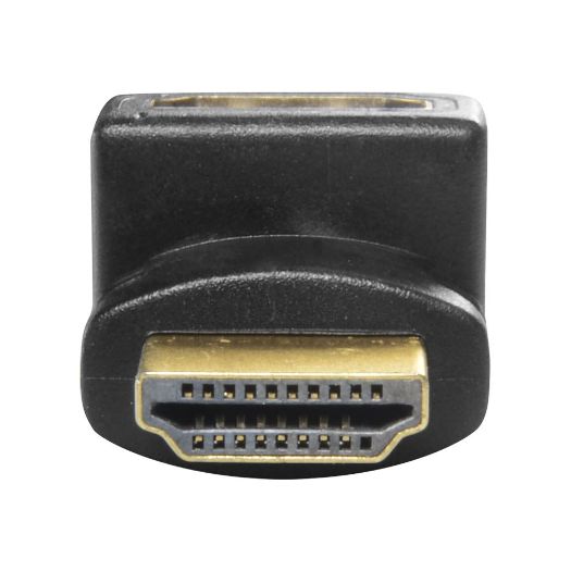 CON-HDMI-L, HDMI adapter, HDMI 1.3, Kutno pod kutom od 90, HDMI tip A muški, HDMI tip A ženski
