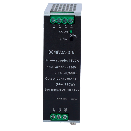 DC48V2A-DIN Switching Power Supply   DC Output 48V 2.5A / 120W   2 outputs 