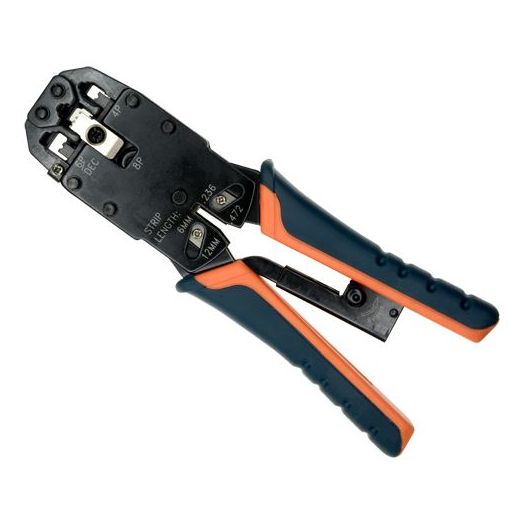 CON300-CRIM, Alat za krimpovanje, Profesionalni visokokvalitetni model, Konektori: RJ45, RJ11, RJ12