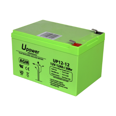 BATT-1212-U Upower   Rechargeable battery   AGM lead acid technology   Voltage 12 V 