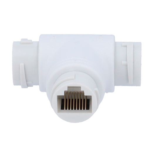 CON-RJ45-T-W RJ45 Adapter   Input connector RJ45 female   Output connector 2 RJ45 female 