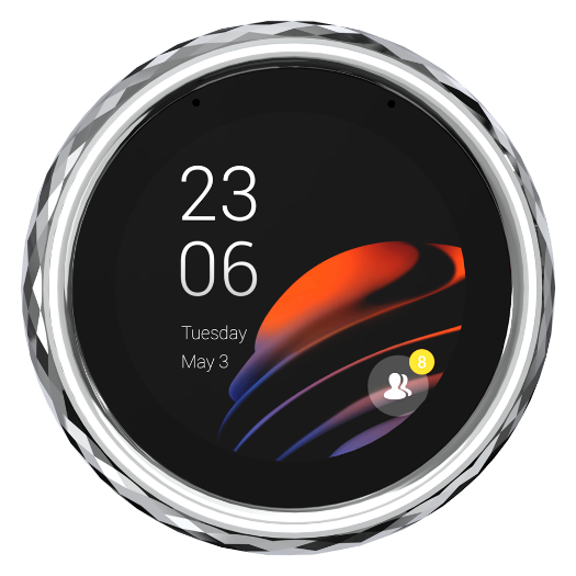 AK-CT61-POE Android 12.0 monitor for home automation   TFT display of 2.1" | Third