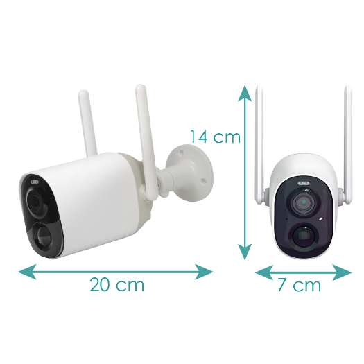 CG7 VicoHome Outdoor 3Mpx Wifi battery operated   PIR sensor / Smart detection (cloud) 