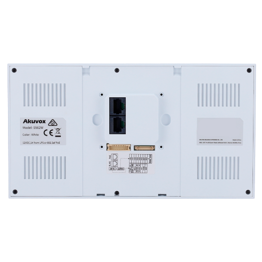 AK-S562W-WHITE Linux monitor for video intercom   7" TFT Screen    Two way audio Crystal Clear | Easy UI 