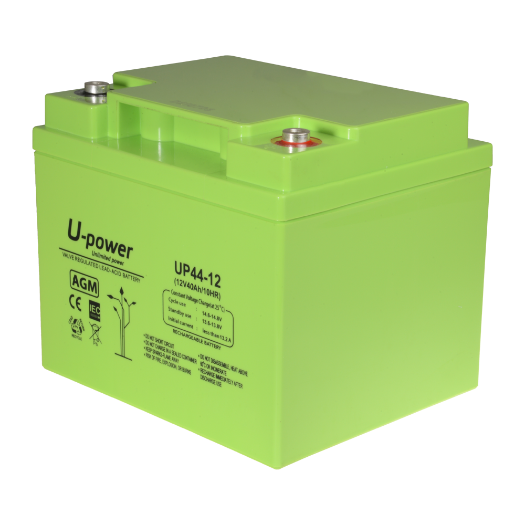 BATT-1244-U Upower   Rechargeable battery   AGM lead acid technology   Voltage 12 V 