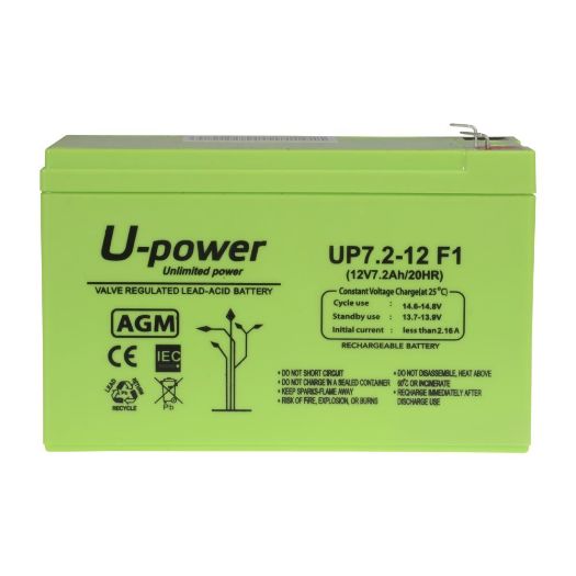 BATT-1272-U, Upower, Punjiva baterija, Voditelj godišnje skupštine, tehnologija kiselina, Napon 12 V