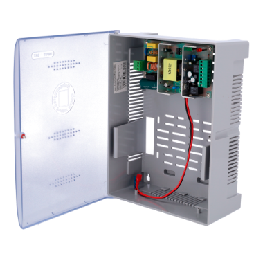AC-12DC5A-BAT17AH-P Power supply for access control   Configurable NO/NC 