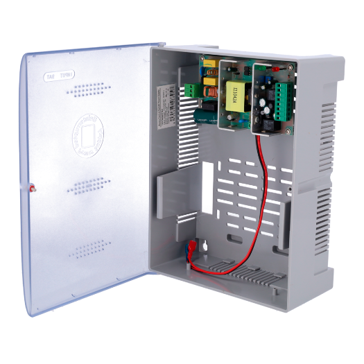 AC-12DC5A-BAT17AH-P Power supply for access control   Configurable NO/NC 