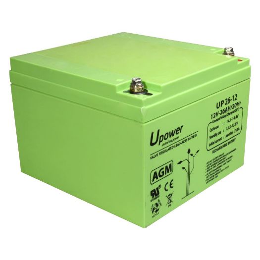 BATT-1226-U, Upower, Punjiva baterija, Voditelj godišnje skupštine, tehnologija kiselina, Napon 12 V