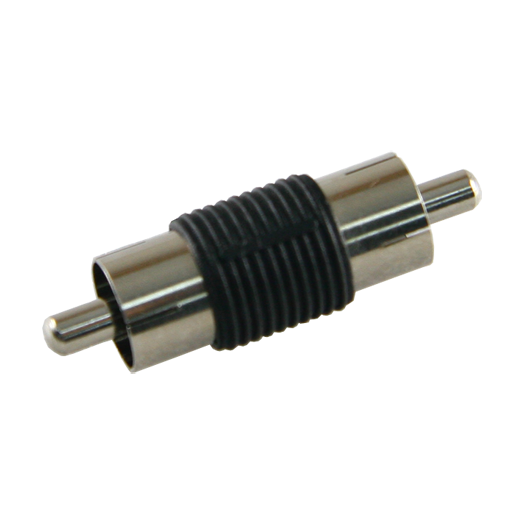 CON245 Connector   RCA male   RCA male   34 mm (D)   9 mm (W)   5 g