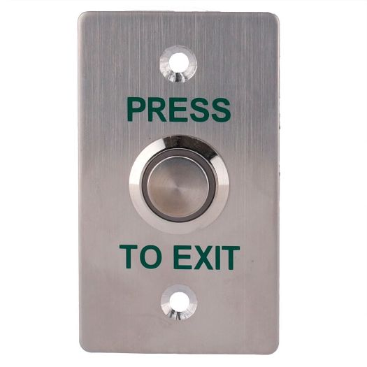 EXITBUTTON303-SLIM-LED, Tipka za otključavanje vrata s LED-om, Profesionalna upotreba, Testirano na 100.000 upotreba