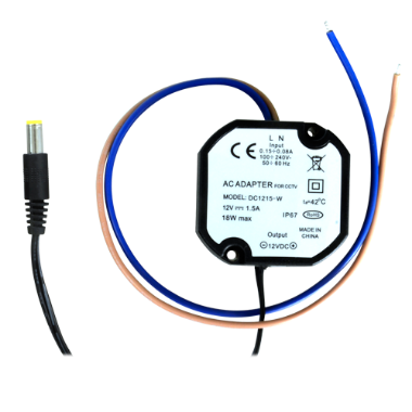 DC1215-W Electronic power supply   12 V / 1500 mA   Reduced dimensions 