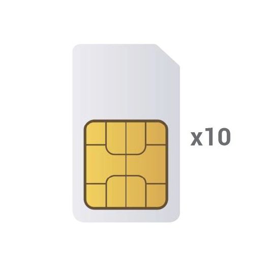 10XM2M-CARD-EU, Paket od 10 SIM kartica M2M, GlobalSIM Multi, operater, 2G/3G/4G/5G