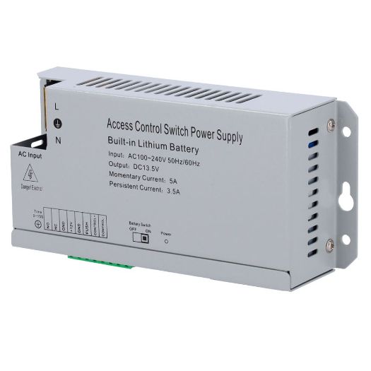 AC-12DC3A-BAT, Napajanje za kontrolu pristupa, Konfigurabilni NO/NC, DC izlaz 13,5 V / 3,5 A