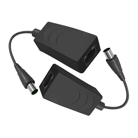 EOC-200, IP ekstender putem koaksijalnog kabela, Pasivno | Nije potrebno napajanje, Odašiljač i prijemnik