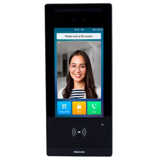 AK-E18C, IP video ulazna vrata s kontrolom pristupa, Kamera 2 Mpx: Dvije, način zvuka i videa